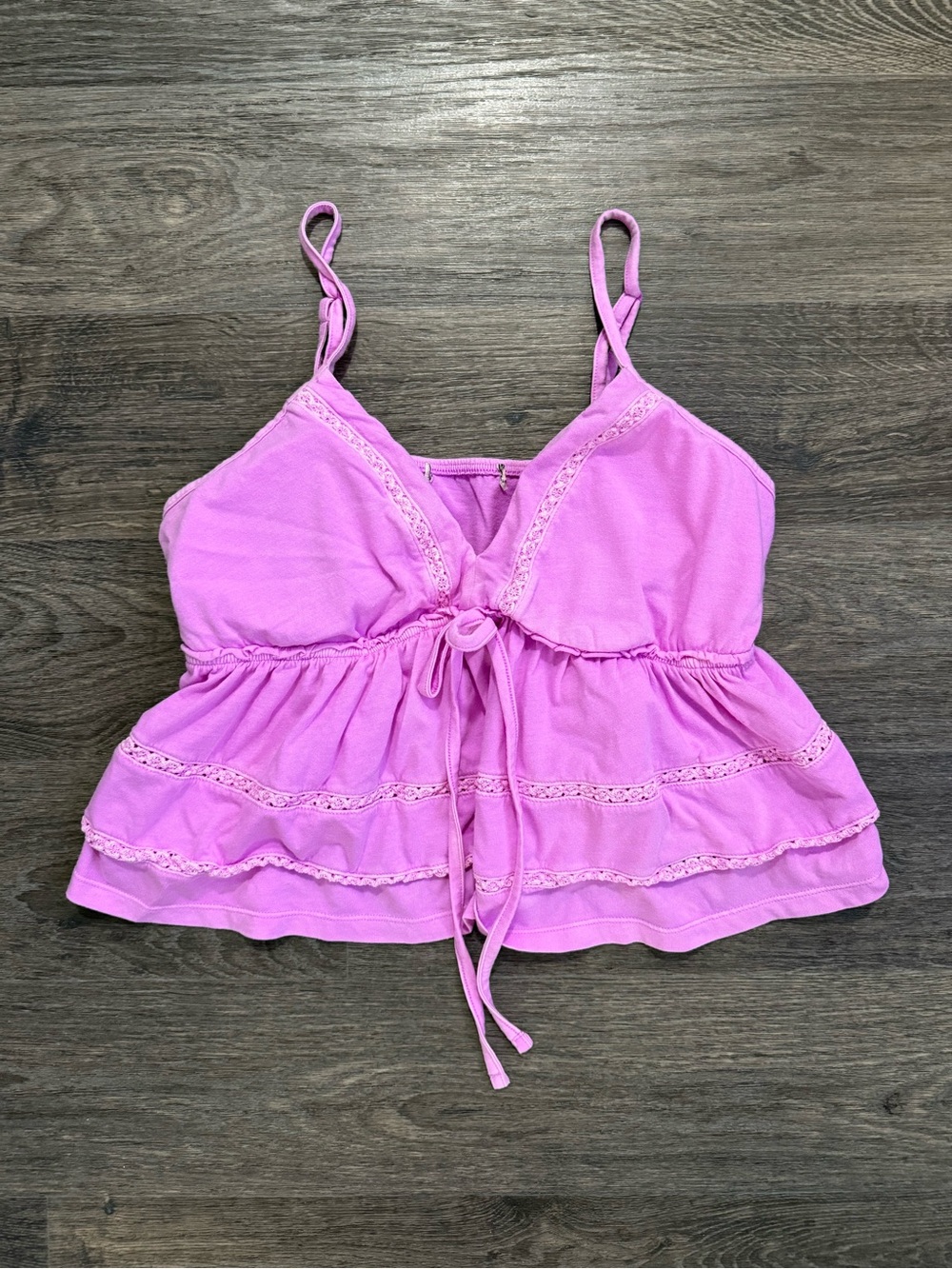Babydoll Ruffle Tank Top